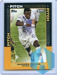 2021 Topps MLS ANDRES PEREA #190 RC ROOKIE Pitch Prodigies Orange 48/50